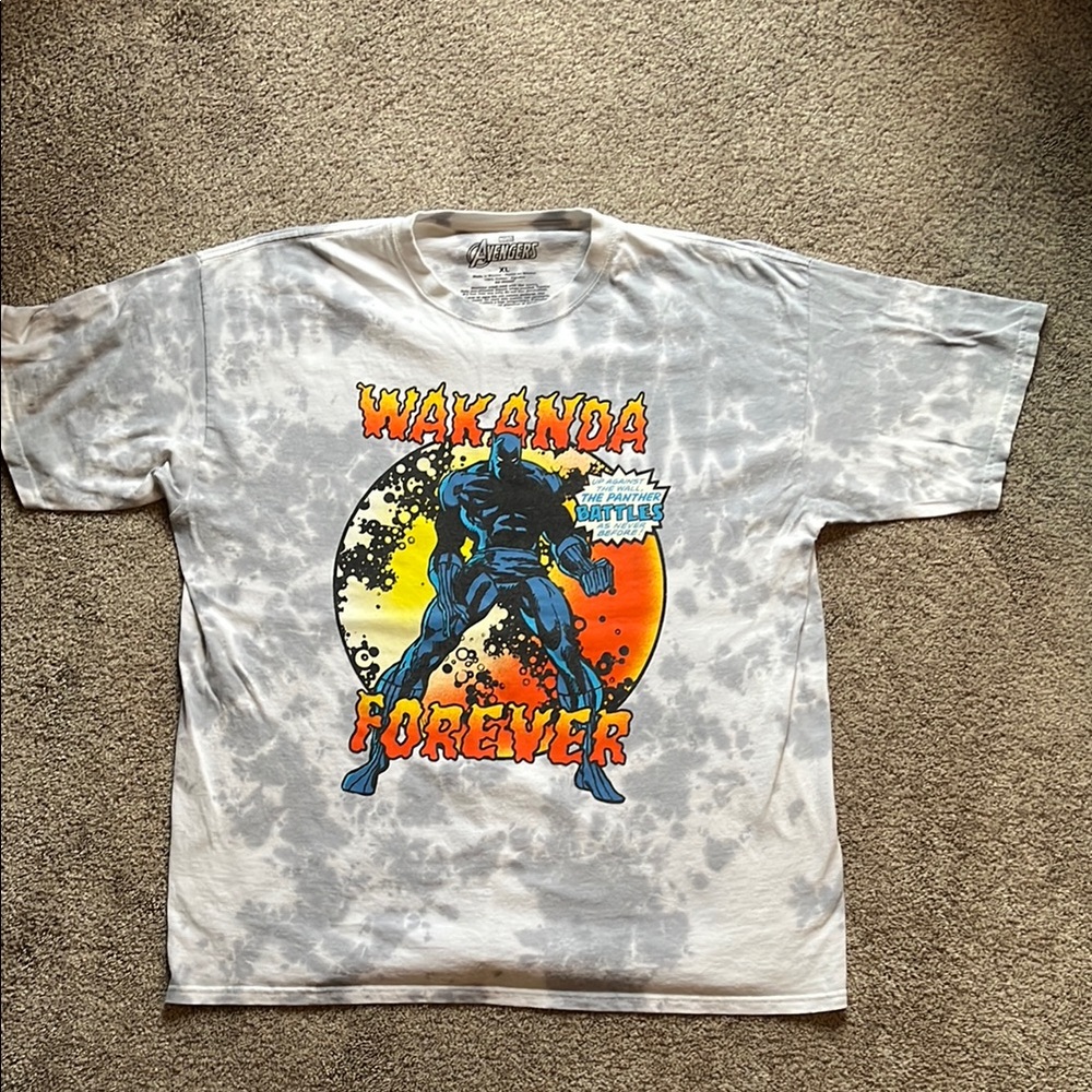 Marvel Wakanda Forever Tie-Dye T-Shirt